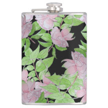 Haufen von hübsch rosa Blume und Blütenblättern 