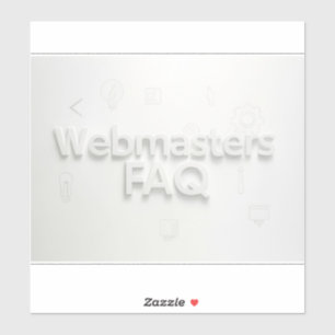 Häufig gestellte Fragen zu Webmasters Aufkleber