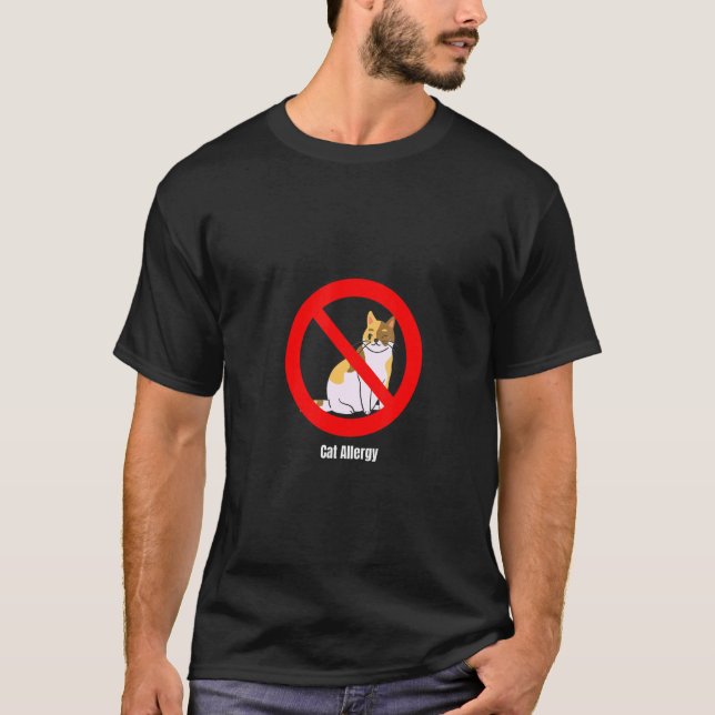Häufige Allergenkatzallergie T-Shirt (Vorderseite)