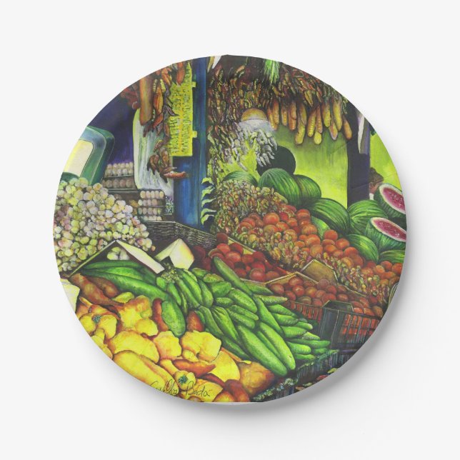 Häufige Themen der menschlichen Interaktion, Budap Pappteller (Vorderseite)