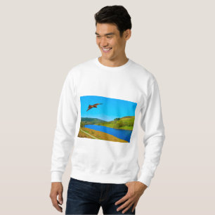 Häufiger Buzzard über das Ladybower-Reservoir Sweatshirt