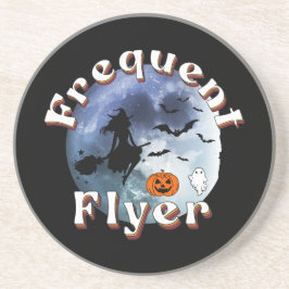 Häufiger Flyer Halloween Rotzspieß Broomstick Getränkeuntersetzer