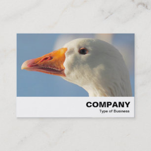 Haughty White Goose Visitenkarte