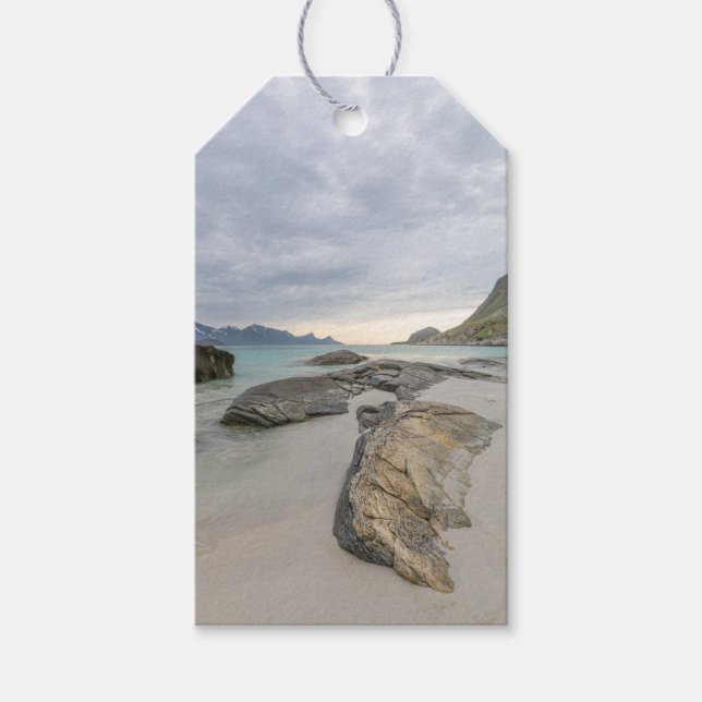 Haukland Lofoten Geschenkanhänger (Vorderseite)
