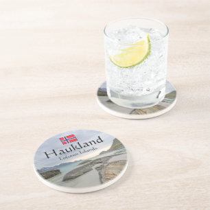 Haukland Souvenir Getränkeuntersetzer