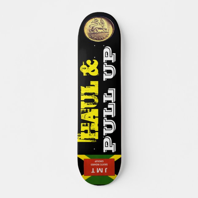 HAUL & PULL UP Skateboard, 7¾ Zoll Deck Skateboard (Vorne)