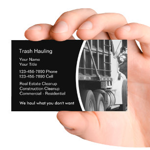 Hauling Dumpster Cartes de visite