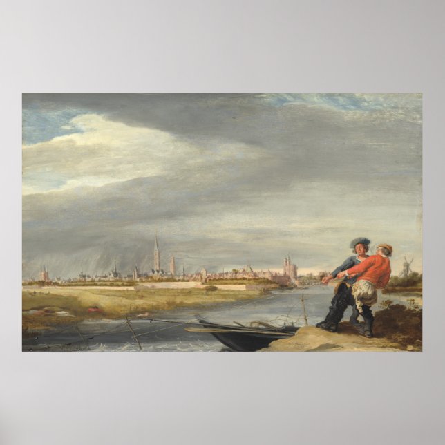 Hauling the Net - Dirk Hardenstein Fine Art Poster (Vorne)