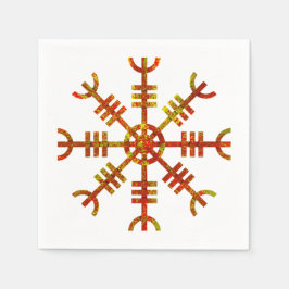 HAUM DES Awe-Antike-Wikingdesigns Serviette