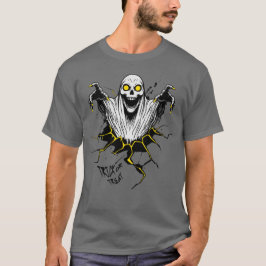 Hauning Skeleton Trick ou Treat T-Shirt