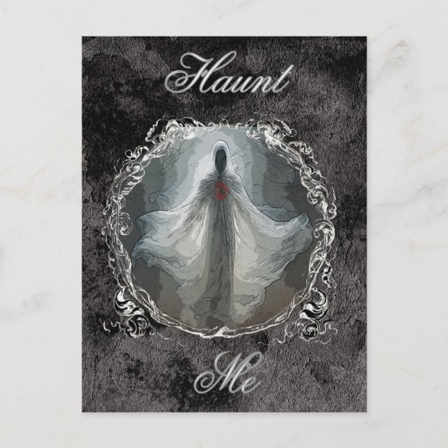 Haunt Me Postkarte (Vorderseite)