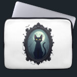 Haunted Cat Mirror Laptopschutzhülle<br><div class="desc">Haunted Cat Mirror</div>