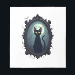Haunted Cat Mirror Notizblock<br><div class="desc">Haunted Cat Mirror</div>