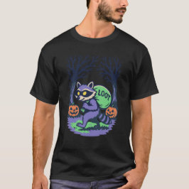 Haunted Forest Bandit Shirt,  Funny Raccoon Lootin T-Shirt