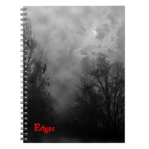 Haunted Gothic Sky Carnet personnalisé