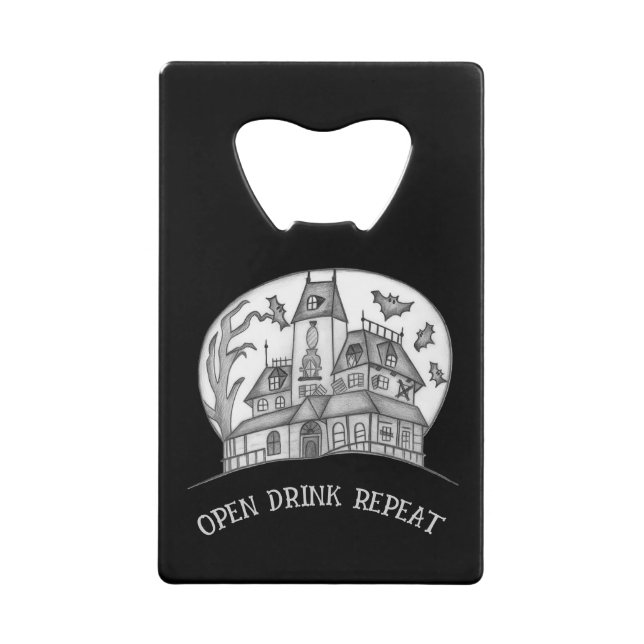 Haunted House and Bats Halloween  (Devant)