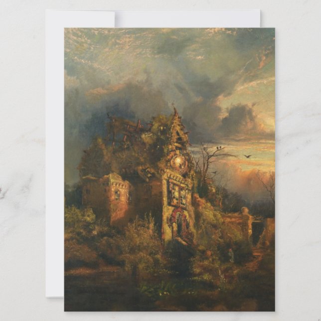 Haunted House Karte (Vorderseite)