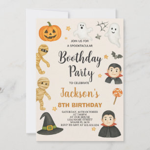 Haunted House Kids Halloween Invitation Anniversai