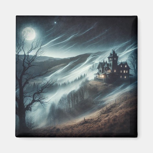 Haunted House Magnet (Vorne)