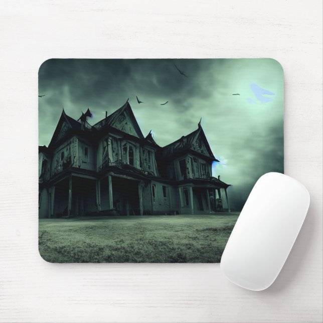 Haunted House Mousepad (Mit Mouse)
