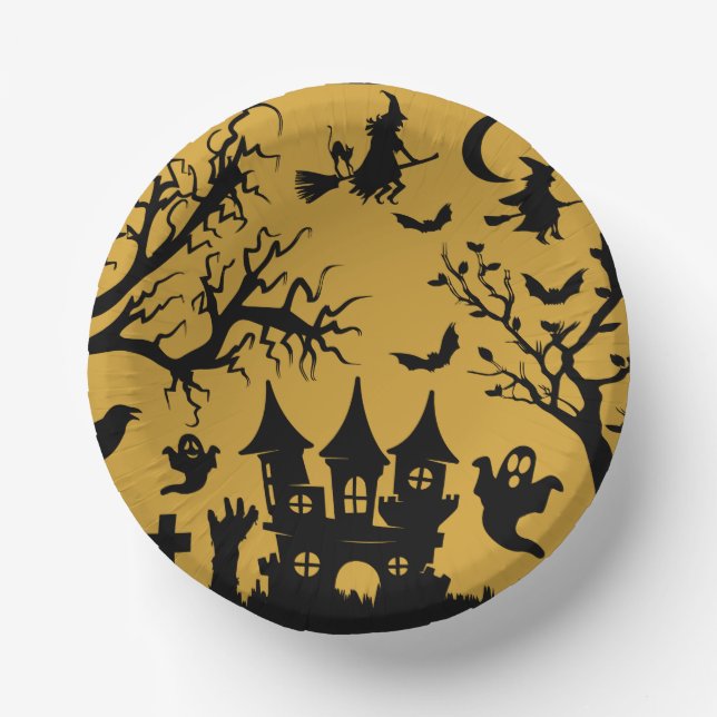 Haunted House Pappteller (Vorderseite)