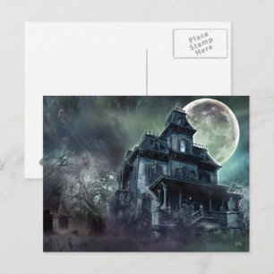 Haunted House Postkarte
