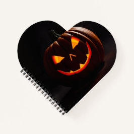 Haunted Luxury Halloween Spiral Notebook Notizbuch