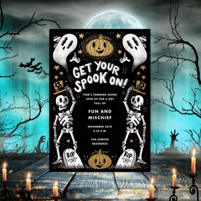 Haunted Mansion Halloween Party Invitation Einladung (Von Creator hochgeladen)