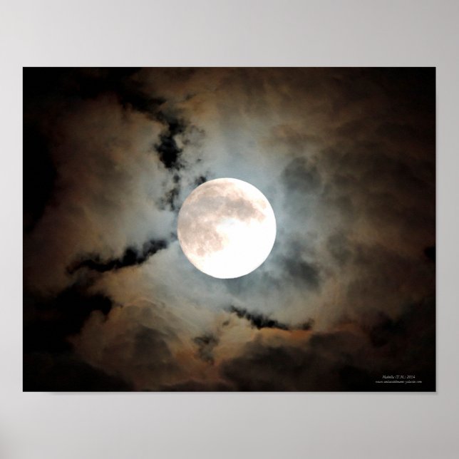 Haunted Moon Poster (Vorne)