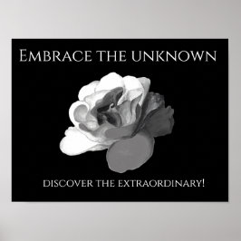 Haunted Rose Gothic Poster - Embrace the Unknown
