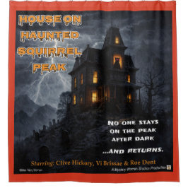 Haunted Squirrel Peak Duschvorhang