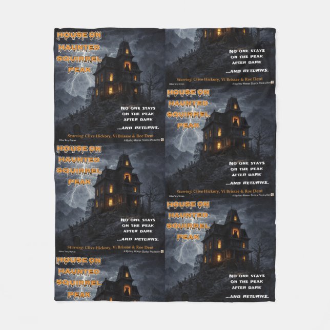 Haunted Squirrel Peak Fleecedecke (Vorderseite)