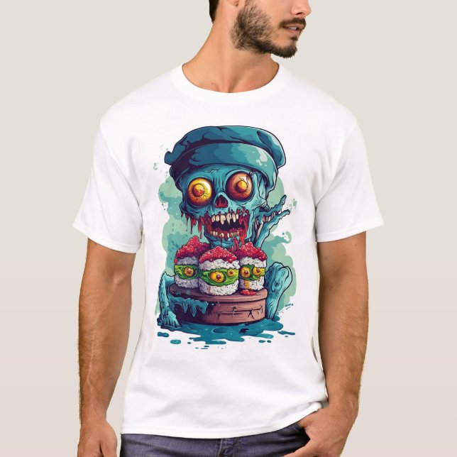 Haunted Sushi Chef T-Shirt (Vorderseite)
