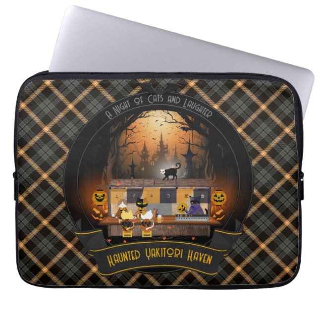 Haunted Yakitori Haven Laptopschutzhülle (Vorderseite)