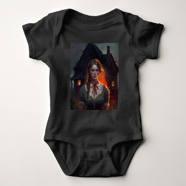 Haunting house baby strampler (Vorderseite)