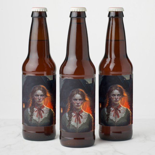 Haunting house bierflaschenetikett (Flaschen)