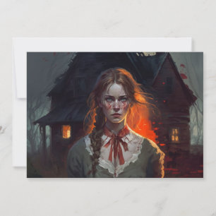 Haunting house dankeskarte