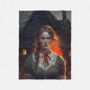 Haunting house fleecedecke