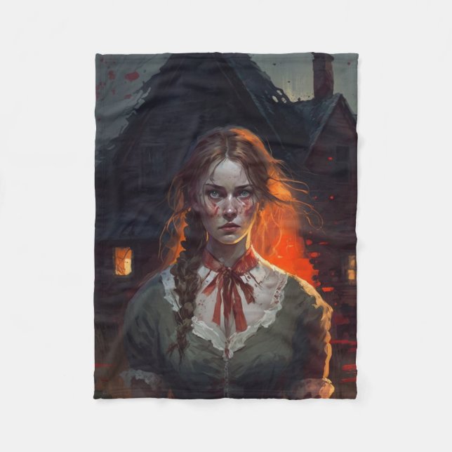 Haunting house fleecedecke (Vorderseite)
