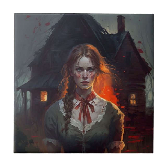 Haunting house fliese (Vorderseite)