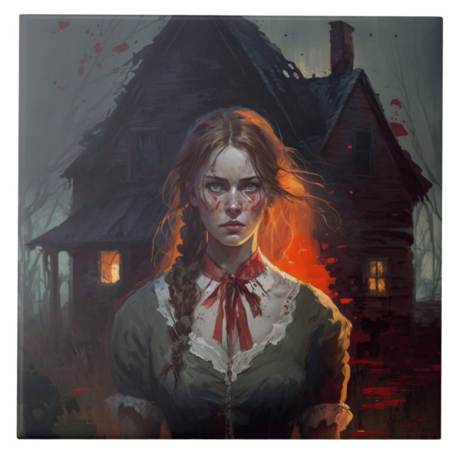 Haunting house fliese (Vorderseite)