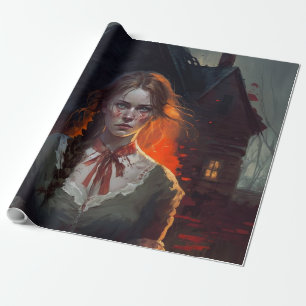 Haunting house geschenkpapier