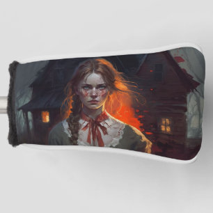Haunting house golf headcover