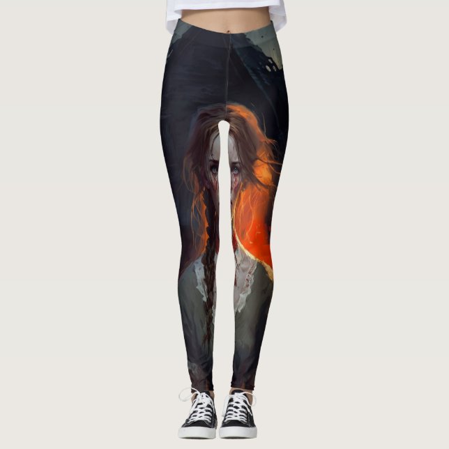 Haunting house leggings (Vorderseite)
