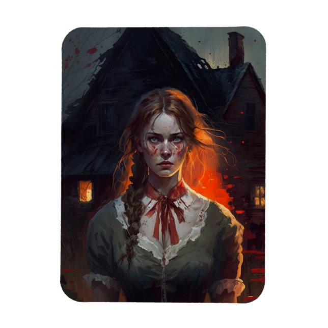 Haunting house magnet (Vertikal)