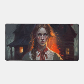 Haunting house schreibtischunterlage