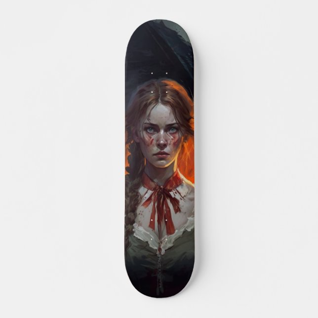 Haunting house skateboard (Vorne)