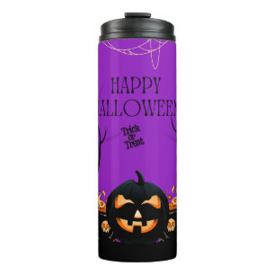 Haunting Pumpkin Halloween Thermosbecher