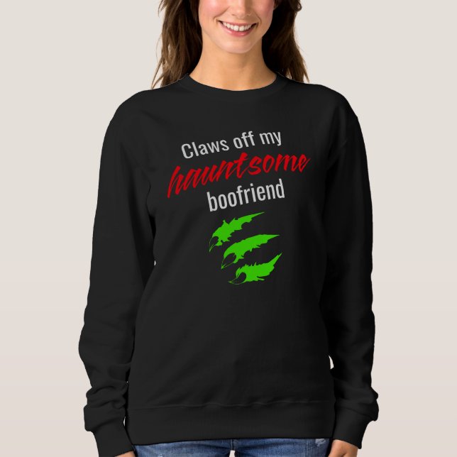 Hauntsome Boofriend Sweatshirt Halloween (Devant)