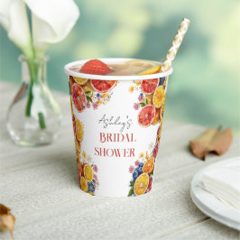 Haupt-Squeeze-Citrus-Brautparty Pappbecher